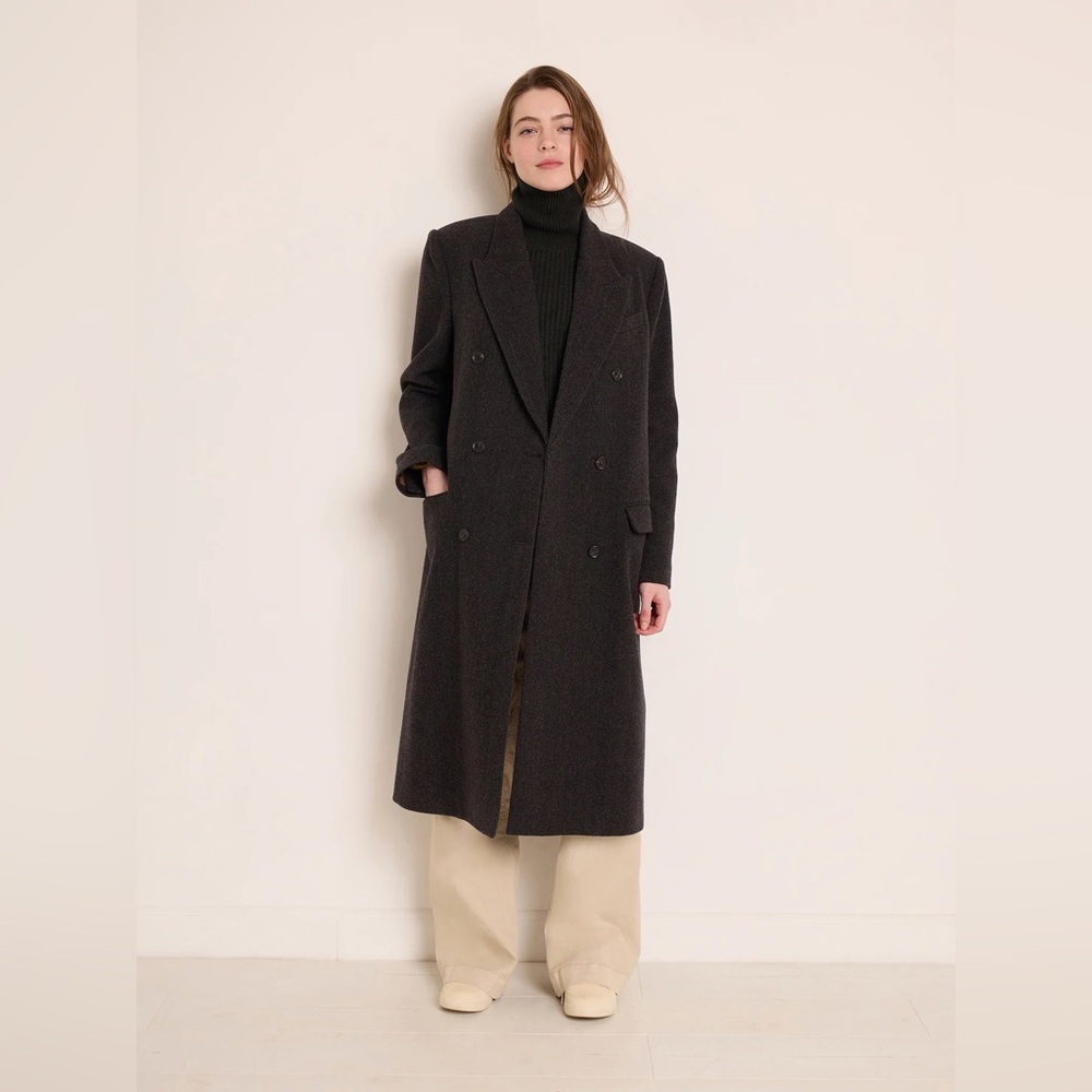 NWT Bonpoint Women's Double-Breasted Wool Coat